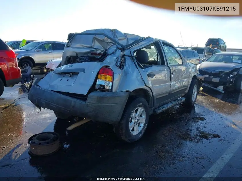 1FMYU03107KB91215 2007 Ford Escape Xlt/Xlt Sport