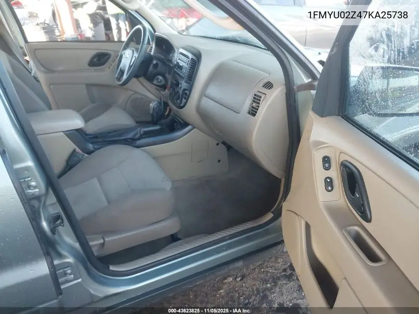 1FMYU02Z47KA25738 2007 Ford Escape Xls/Xls Manual
