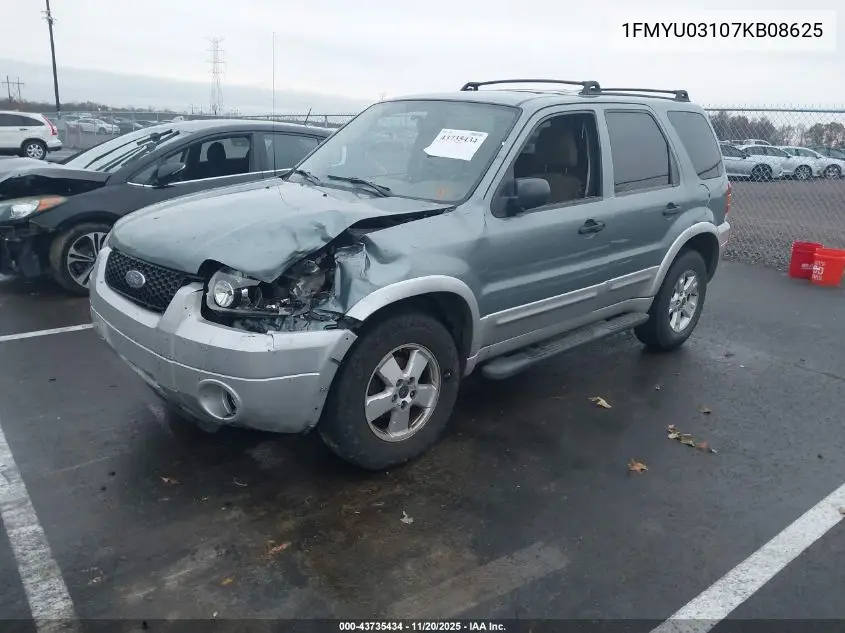 1FMYU03107KB08625 2007 Ford Escape Xlt/Xlt Sport
