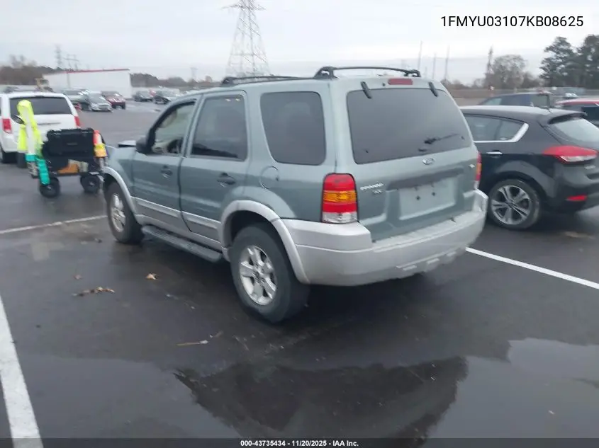 1FMYU03107KB08625 2007 Ford Escape Xlt/Xlt Sport