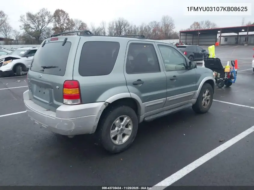 1FMYU03107KB08625 2007 Ford Escape Xlt/Xlt Sport