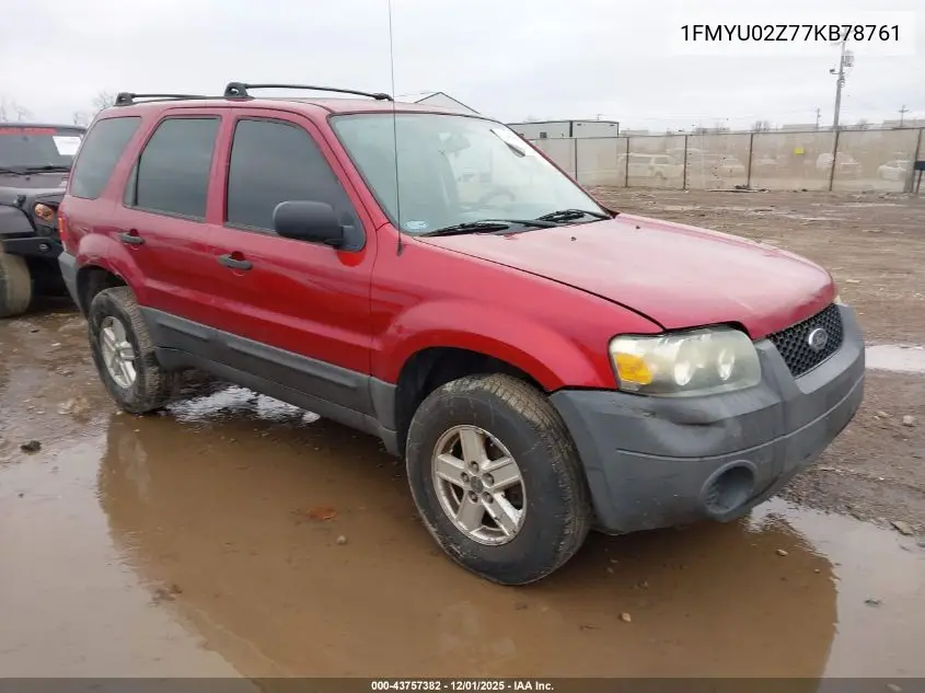 1FMYU02Z77KB78761 2007 Ford Escape