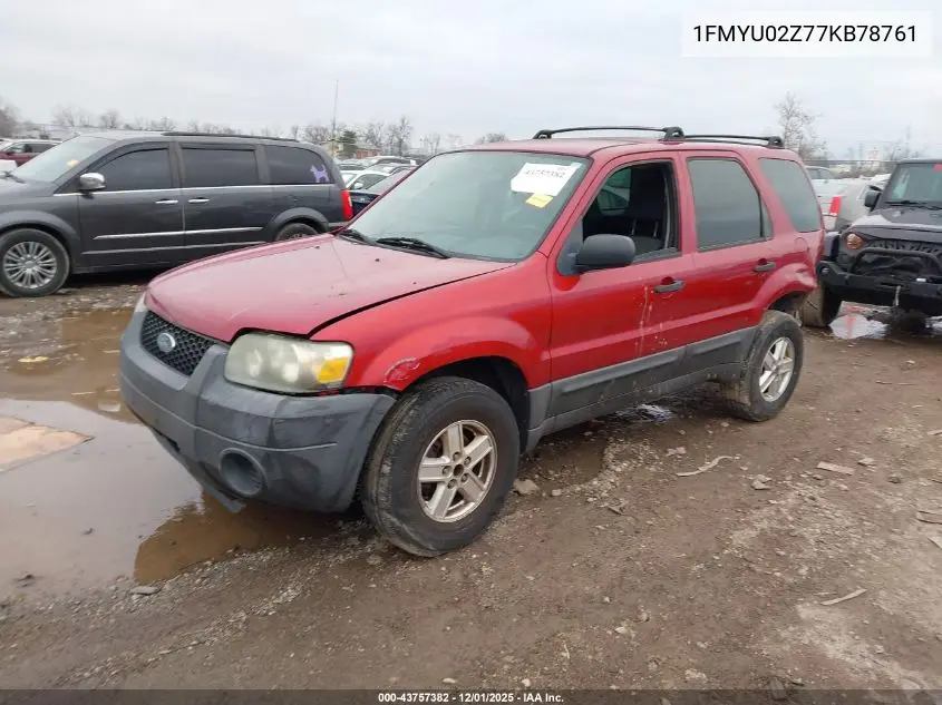 1FMYU02Z77KB78761 2007 Ford Escape
