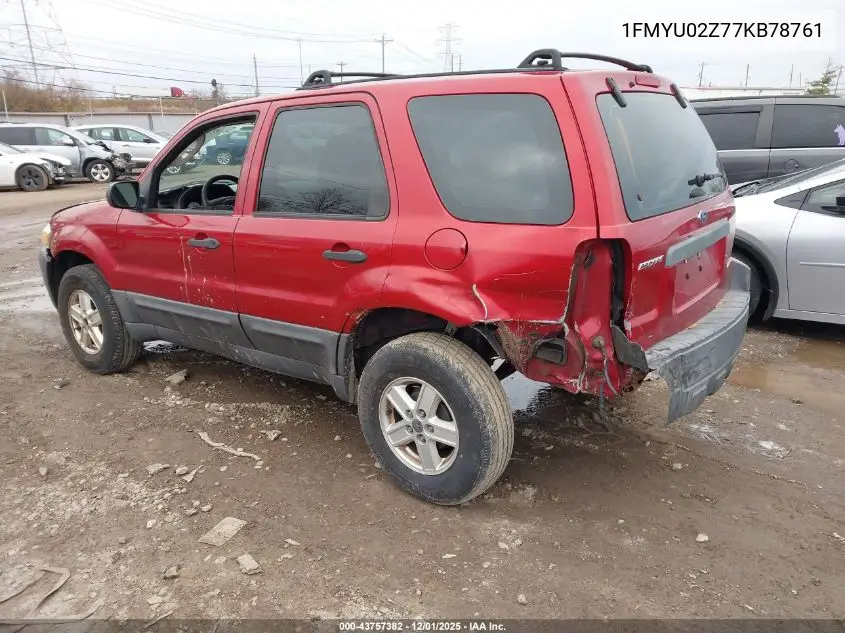 1FMYU02Z77KB78761 2007 Ford Escape