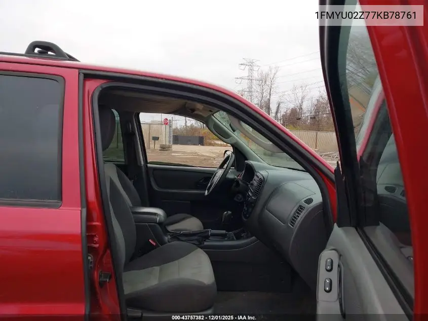 1FMYU02Z77KB78761 2007 Ford Escape