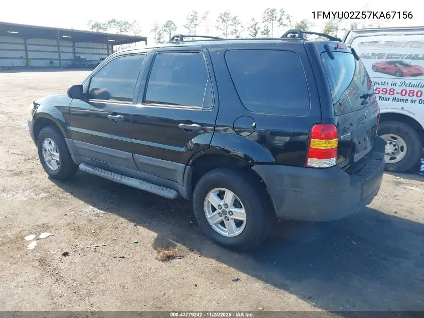 1FMYU02Z57KA67156 2007 Ford Escape Xls/Xls Manual