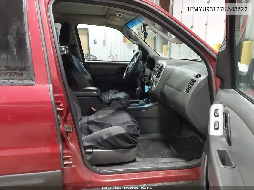 1FMYU93127KA43622 2007 Ford Escape Xlt/Xlt Sport