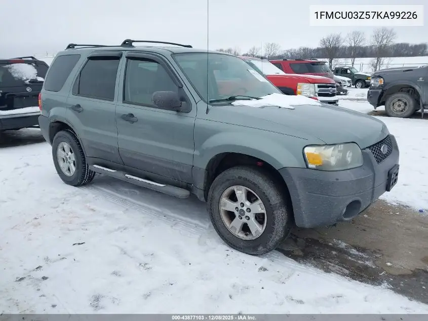 1FMCU03Z57KA99226 2007 Ford Escape Xlt