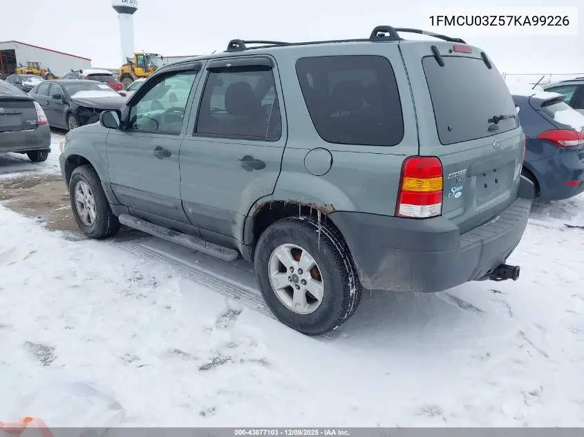 1FMCU03Z57KA99226 2007 Ford Escape Xlt