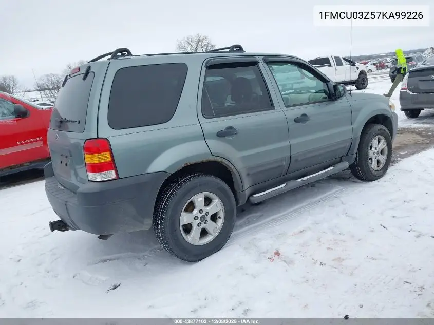 1FMCU03Z57KA99226 2007 Ford Escape Xlt