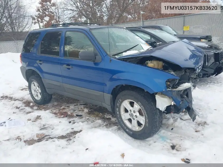 1FMYU03157KB33620 2007 Ford Escape Xlt/Xlt Sport