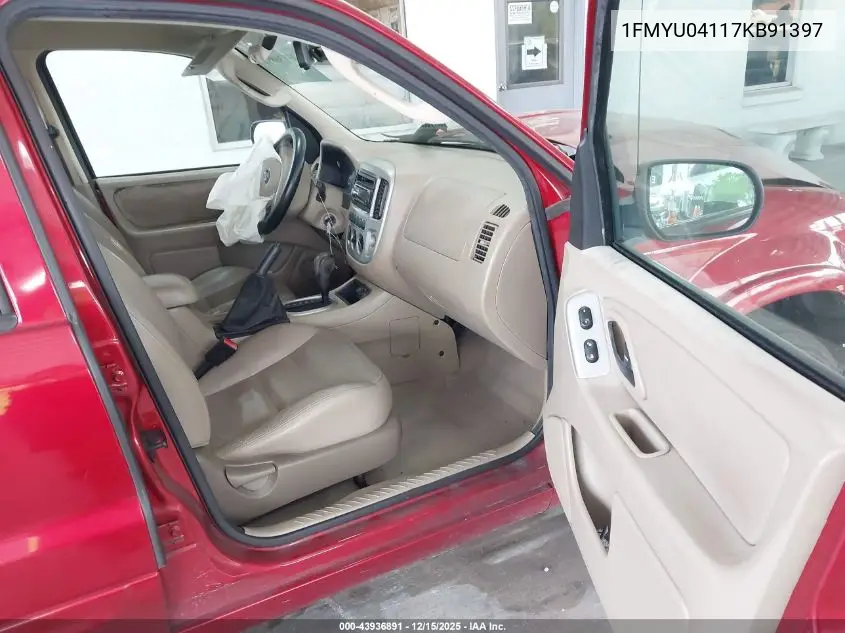 1FMYU04117KB91397 2007 Ford Escape Limited