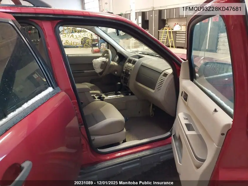 1FMCU93Z28KD47681 2008 Ford Escape Xlt