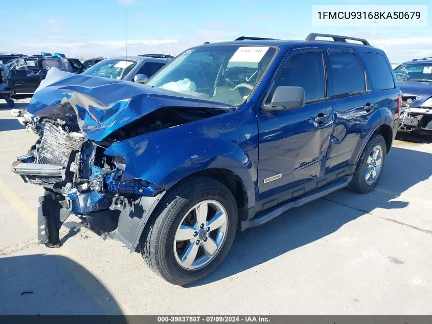 1FMCU93168KA50679 2008 Ford Escape Xlt