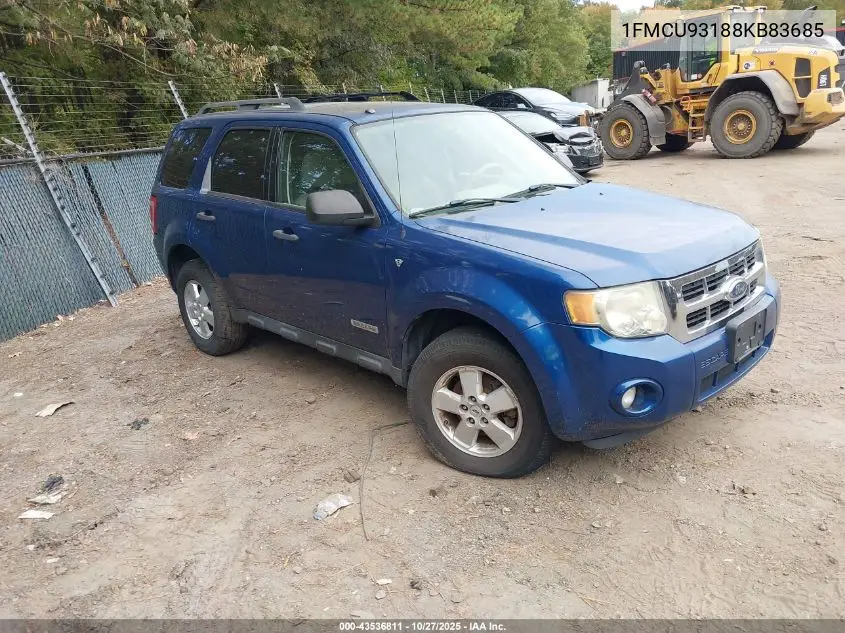 1FMCU93188KB83685 2008 Ford Escape Xlt