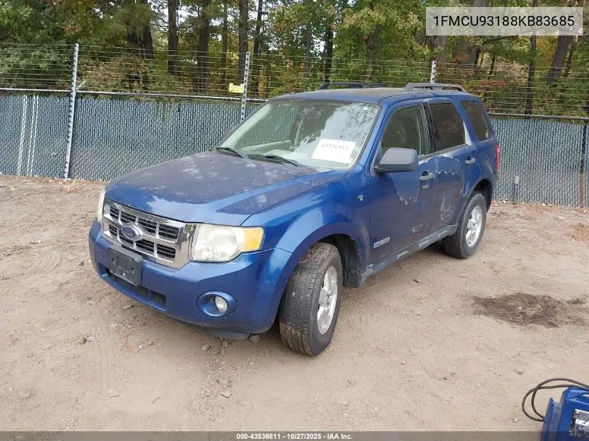 1FMCU93188KB83685 2008 Ford Escape Xlt