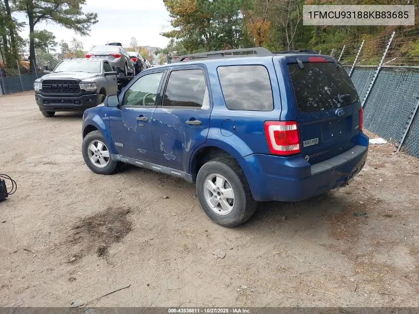 1FMCU93188KB83685 2008 Ford Escape Xlt