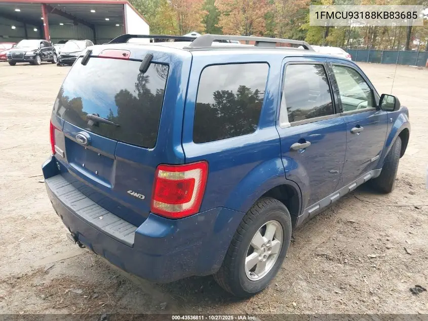 1FMCU93188KB83685 2008 Ford Escape Xlt