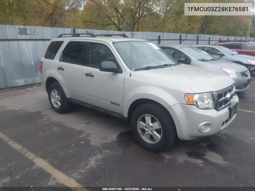 1FMCU03Z28KE76581 2008 Ford Escape Xlt