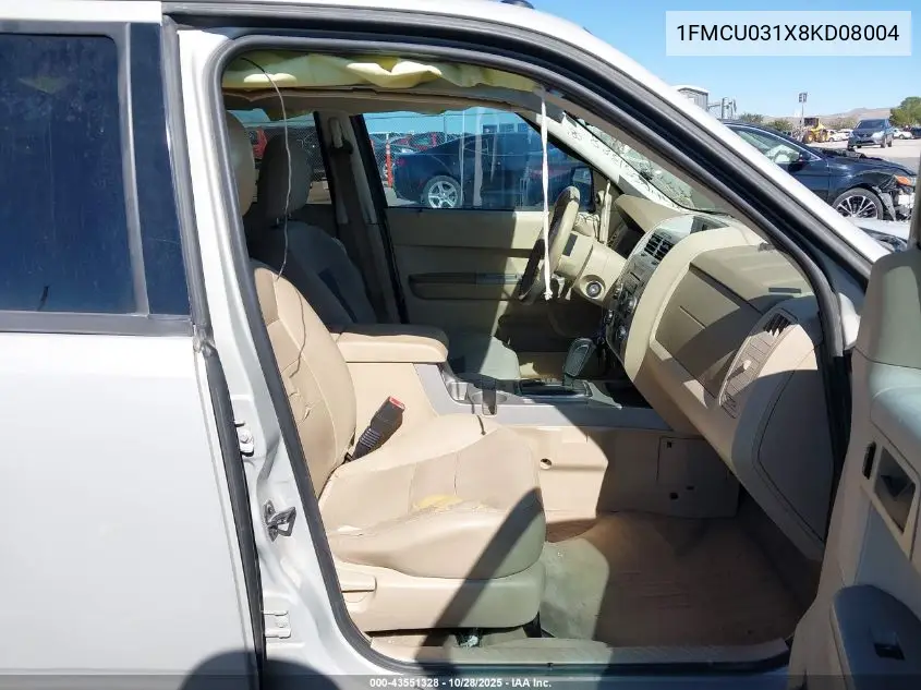1FMCU031X8KD08004 2008 Ford Escape Xlt