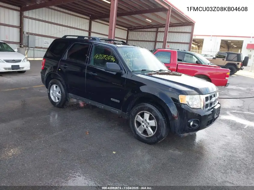 1FMCU03Z08KB04608 2008 Ford Escape Xlt