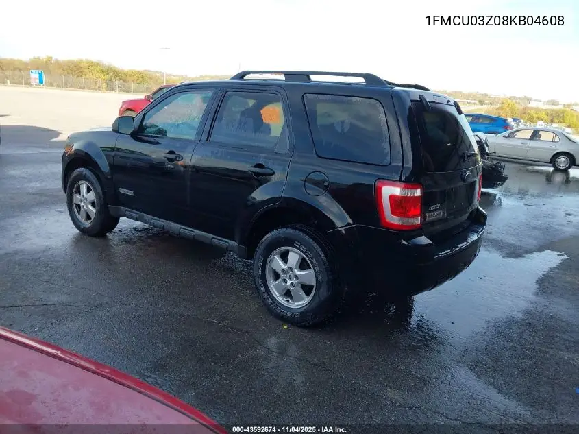 1FMCU03Z08KB04608 2008 Ford Escape Xlt