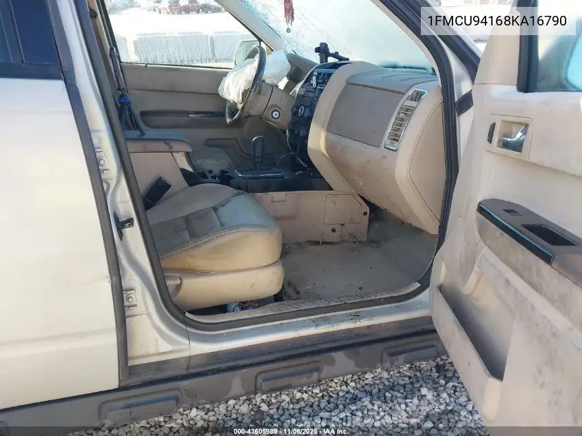 1FMCU94168KA16790 2008 Ford Escape Limited