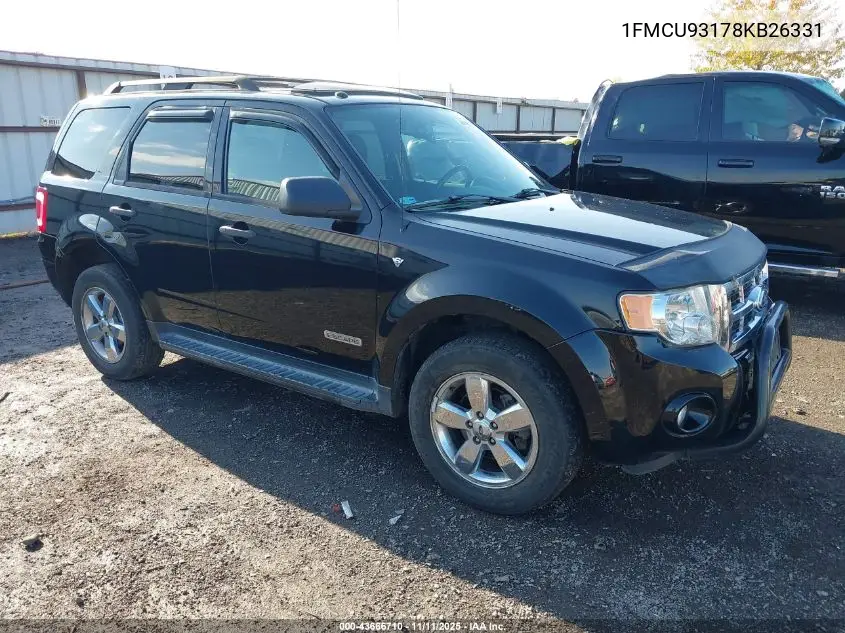 1FMCU93178KB26331 2008 Ford Escape Xlt