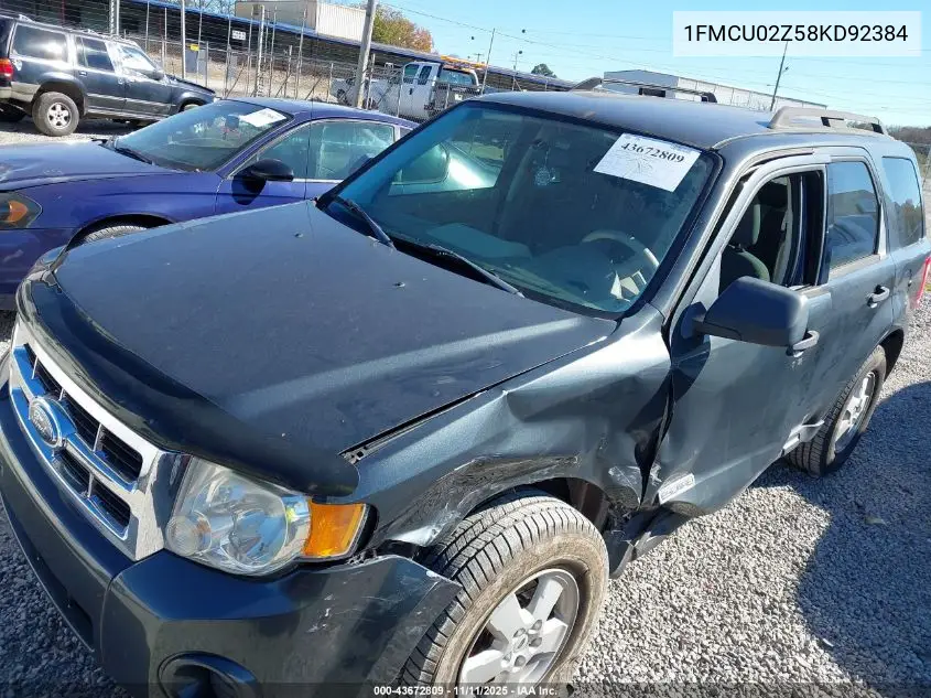 1FMCU02Z58KD92384 2008 Ford Escape Xls/Xls Manual