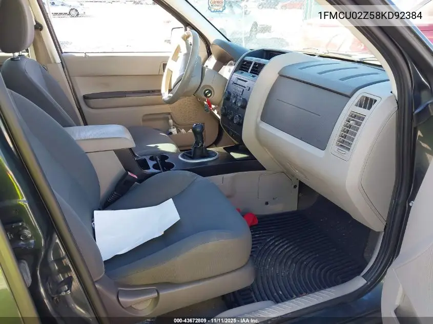 1FMCU02Z58KD92384 2008 Ford Escape Xls/Xls Manual