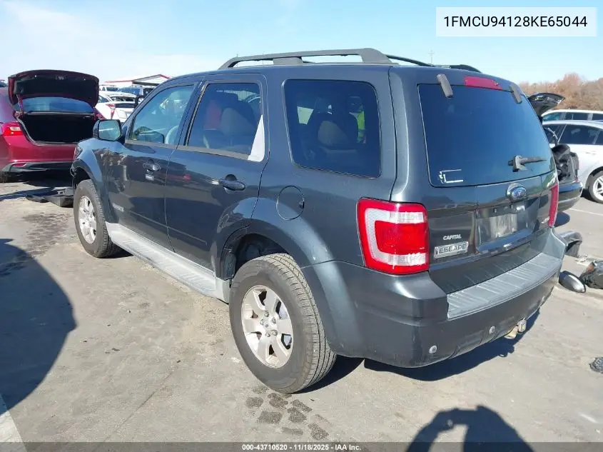 1FMCU94128KE65044 2008 Ford Escape Limited