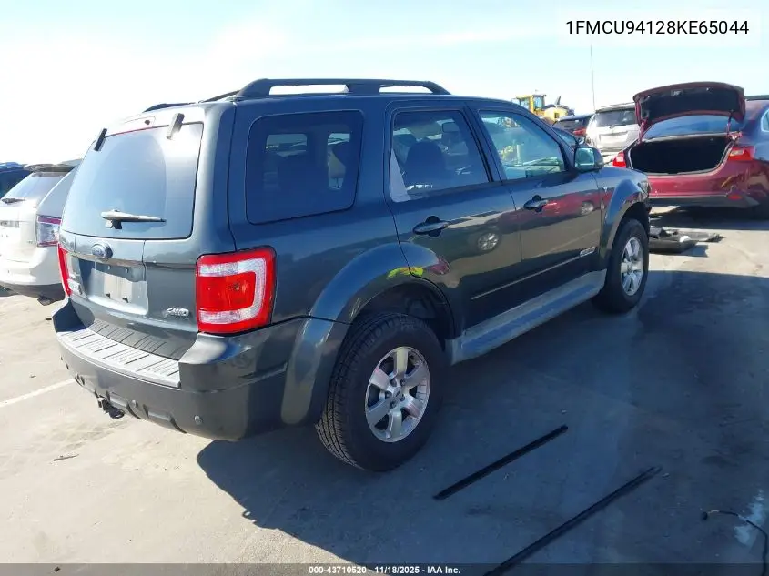 1FMCU94128KE65044 2008 Ford Escape Limited
