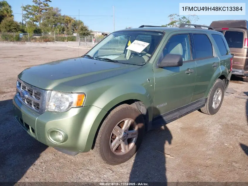 1FMCU49H48KC13384 2008 Ford Escape Hybrid