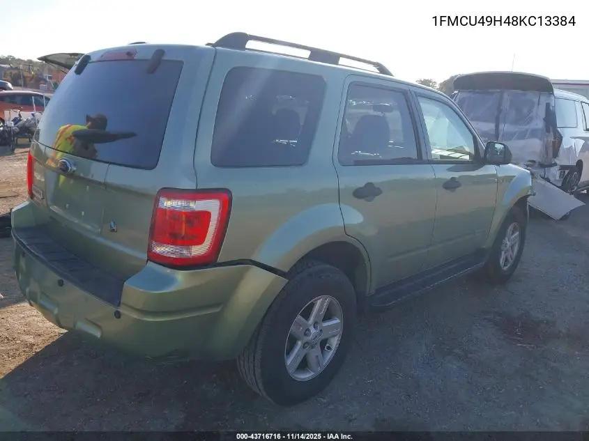 1FMCU49H48KC13384 2008 Ford Escape Hybrid
