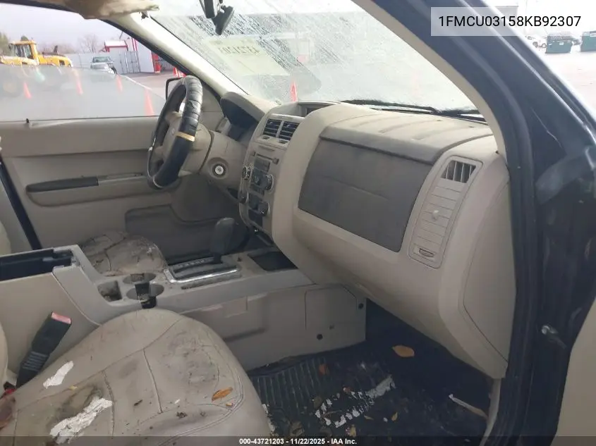 1FMCU03158KB92307 2008 Ford Escape Xlt