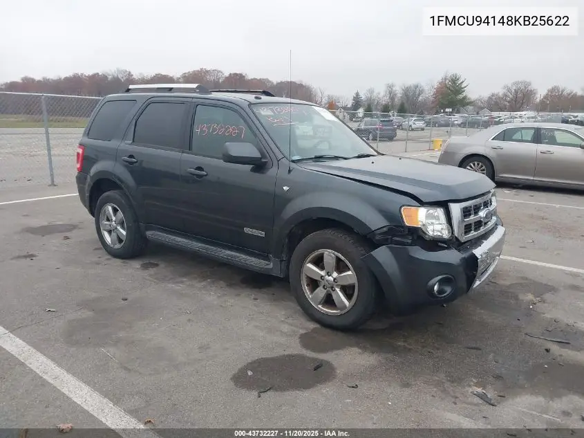 1FMCU94148KB25622 2008 Ford Escape Limited