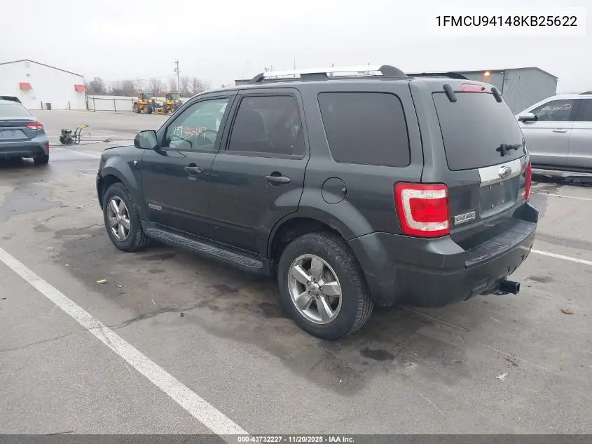 1FMCU94148KB25622 2008 Ford Escape Limited
