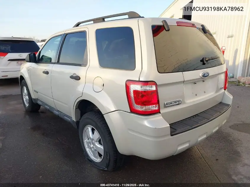 1FMCU93198KA78962 2008 Ford Escape Xlt