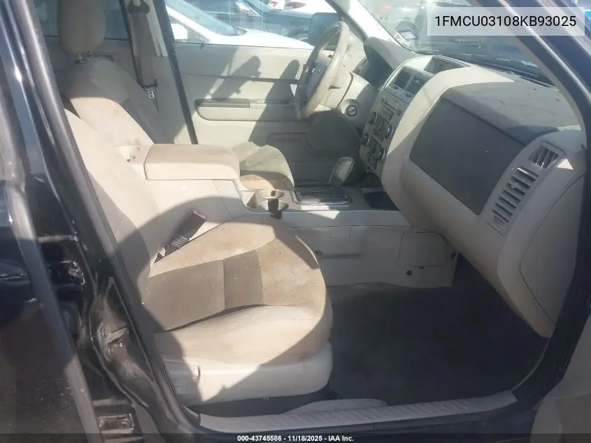 1FMCU03108KB93025 2008 Ford Escape Xlt