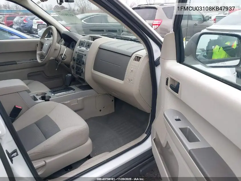 1FMCU03108KB47937 2008 Ford Escape Xlt