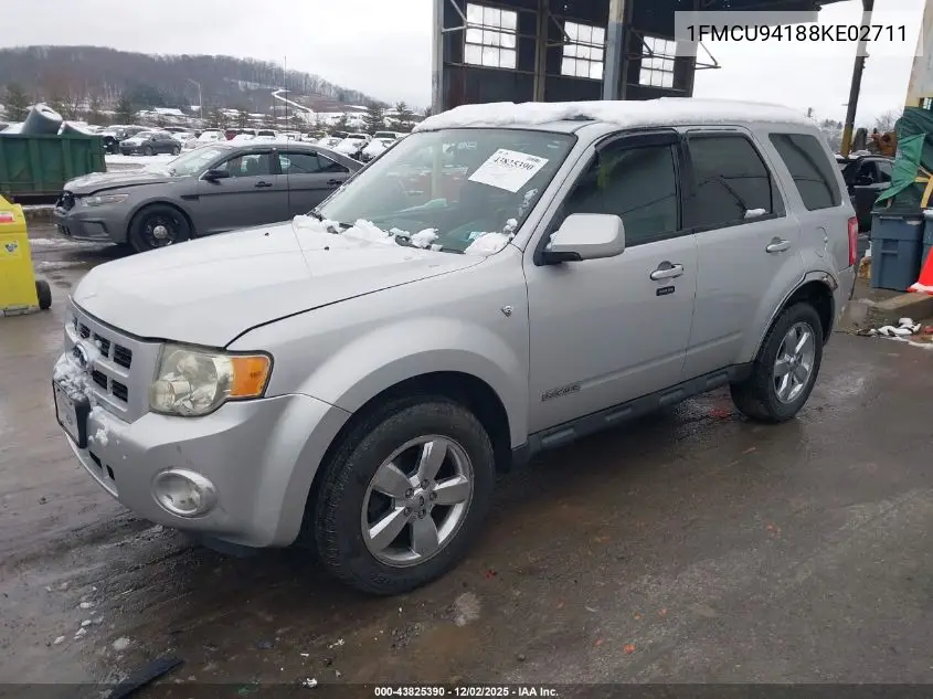 1FMCU94188KE02711 2008 Ford Escape Limited
