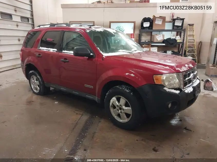 1FMCU03Z28KB05159 2008 Ford Escape Xlt
