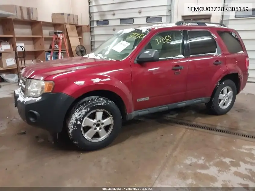 1FMCU03Z28KB05159 2008 Ford Escape Xlt