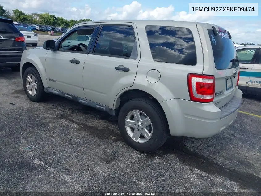 1FMCU92ZX8KE09474 2008 Ford Escape Xls