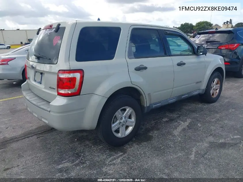 1FMCU92ZX8KE09474 2008 Ford Escape Xls