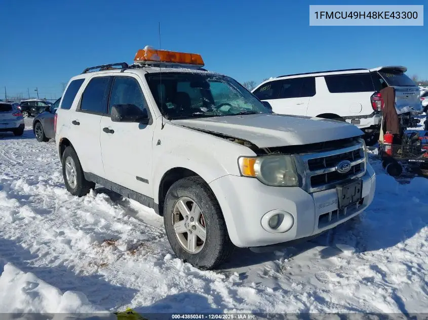 1FMCU49H48KE43300 2008 Ford Escape Hybrid