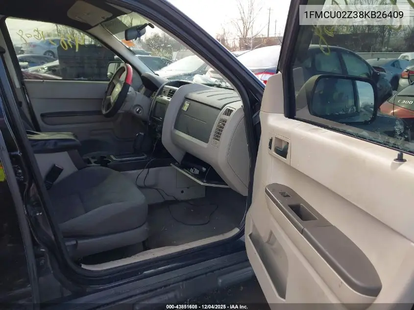 1FMCU02Z38KB26409 2008 Ford Escape Xls/Xls Manual