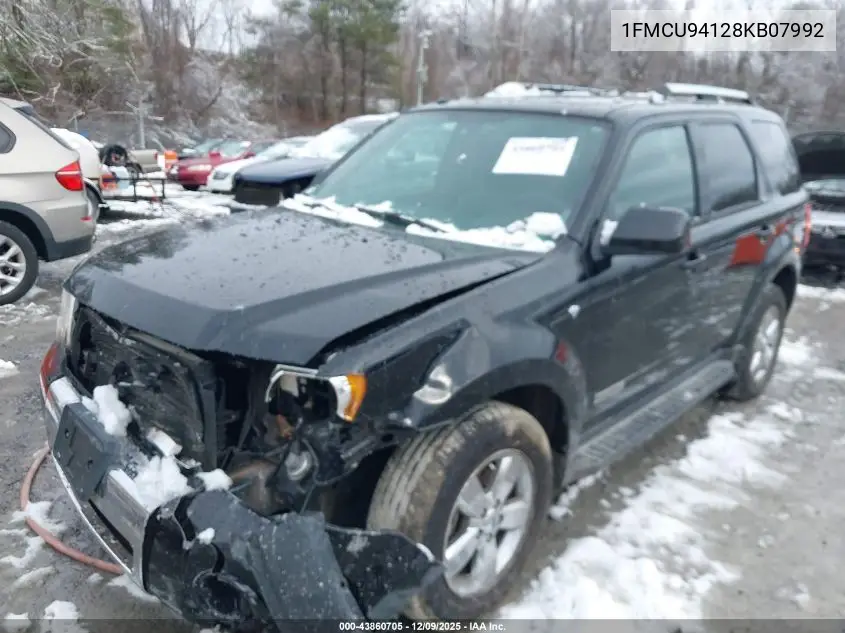 1FMCU94128KB07992 2008 Ford Escape Limited