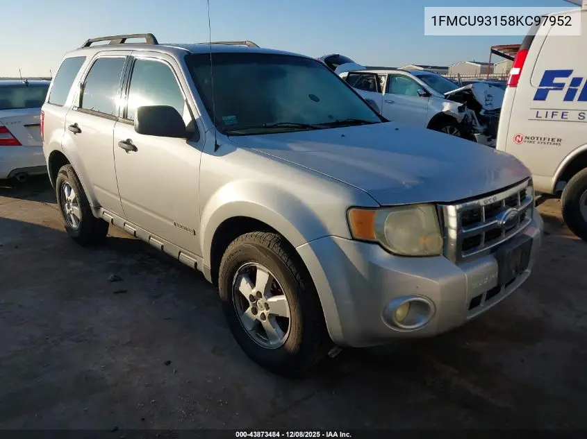 1FMCU93158KC97952 2008 Ford Escape Xlt