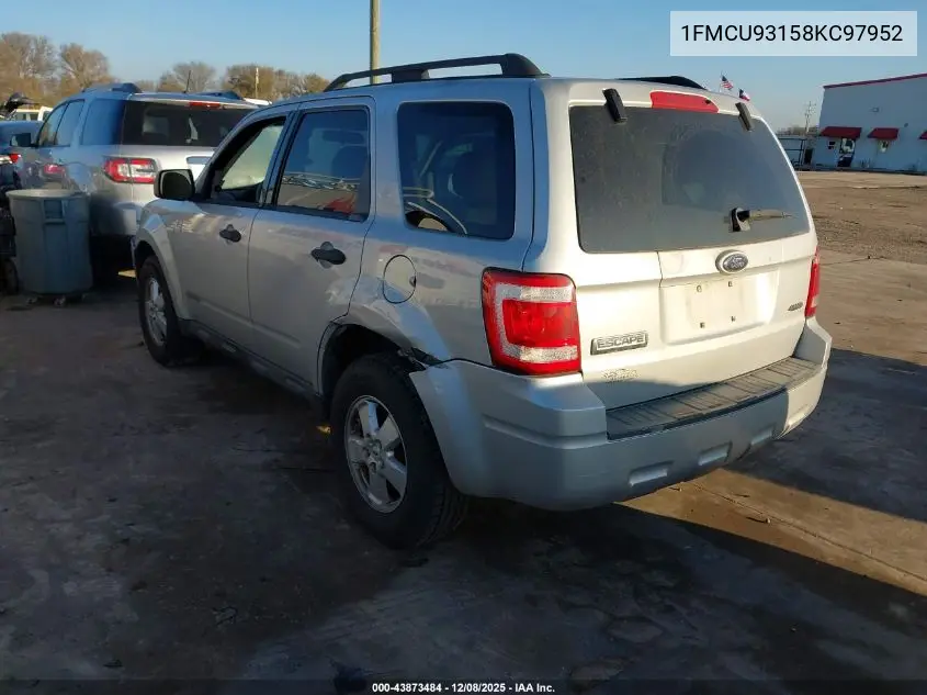 1FMCU93158KC97952 2008 Ford Escape Xlt